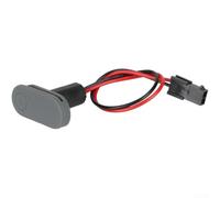 QOXEZY Coque en silicone anti-poussière pour Xiaomi 6 Lite E-Scooter - Accessoire de rechange étanche avec installation facile - Pièce grise résistante à l'abrasion pour scooters (C)