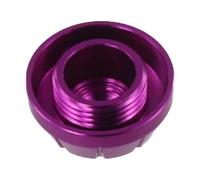 QOXEZY Couvercle de poignée à bascule pour moulinet de pêche Daiwa Fuego - Pièce de rechange en alliage d'aluminium anti-poussière en noir, violet, rouge, argent, or