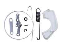 QOXEZY Couvercle d'embrayage et kit de réparation de bande de frein pour tronçonneuse compatible avec séries MS250/MS230/MS210 (021/023/025) - 8 pièces en métal