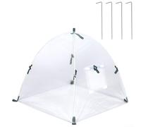 QOXEZY Couverture pour plantes avec mini serre transparente pour une transmission optimale de la lumière et une installation facile, protège les jardins d'hiver et balcons (C)