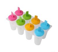 QOXEZY Crème glacée réutilisable pour desserts faits maison avec 8 compartiments individuels et intérieur lisse pour une libération constante