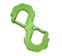 QOXEZY Crochet de remorque en forme de S pour sauvetage et support de taille 22 x 10 cm, matériaux fabriqués à partir d'alliage d'acier robuste, ce qui le rend adapté à tout le monde (vert)