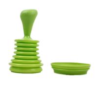 QOXEZY Déboucheur de tuyau d'évier de cuisine idéal pour la cuisine et la salle de bain avec ménage et taille 18 x 5 cm pour déboucher efficacement les tuyaux (vert)