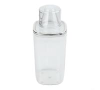 QOXEZY Distributeur de détergent à lessive avec design à reflux | Organiseur multi-produits pour adoucissant, eau de Javel et perles | Matériau PET peu encombrant et sûr (1,3 l)