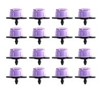 QOXEZY Émetteur d'irrigation goutte à goutte réglable avec compensation de pression - Débit de 0 à 70 litres par heure, rayon de couverture de 1 mètre, pour une construction durable en polypropylène