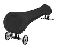 QOXEZY Enrouleur de bâche de piscine avec housse en tissu Oxford 420D pour piscines creusées/hors sol de 4,8 à 7,3 m - Pour un rangement durable, résistant aux intempéries et compact (420D : 4,8 m est