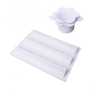 QOXEZY Ensemble de cake pop ronds à double cavité avec poussoir et plateau pour la cuisson uniforme des cake pops, production efficace pour les grands lots, nettoyage facile pour les boulangers maison