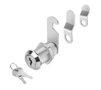 QOXEZY Ensemble de serrures à came pour armoire, boîte aux lettres, tiroir, casier idéal pour le rangement avec 30 mm et came fabriquée à partir de métal et de bois, utilisation à long terme sans