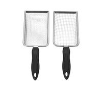 QOXEZY Ensemble d'outils de jardin essentiel : tamis et pelle à double fonction - Maille en acier inoxydable + cadre en ABS, léger et durable pour la séparation du compost et des roches