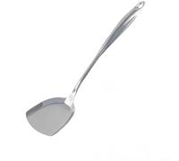 QOXEZY Ensemble d'ustensiles en acier inoxydable, cuillère et spatule avec long manche ergonomique et pelle profonde pour une performance de cuisson constante, pour mélanger et retourner en toute