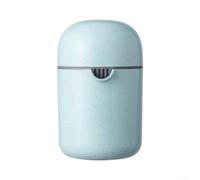 QOXEZY Extracteur de jus manuel pour petits agrumes, citron, citron vert, mandarine, pour construction de corps en polypropylène, 8 ailettes de coupe verticales, trous de fuite d'eau, compact et