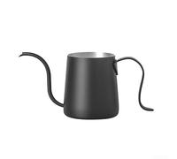 QOXEZY Goutteur à café en acier inoxydable 304 de 250 ml, bec verseur étendu pour un versement contrôlé, poignée ergonomique pour une prise en main confortable, saturation uniforme pour l'infusion du
