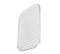 QOXEZY Grille de barbecue portable en acier inoxydable pour surface de cuisson extérieure 31,5 x 22 cm résistante à la rouille pour camping, pique-nique, jardin, fête