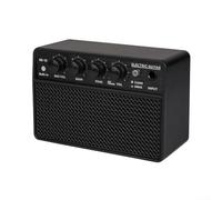QOXEZY Guitare portable pour amplificateur pour instruments acoustiques et électriques - Haut-parleur compact rechargeable avec son puissant et design élégant noir