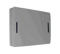 QOXEZY Housse de matelas réutilisable pour le déménagement et le rangement - Sac imperméable en tissu Oxford 210D, 196 x 145 x 38 cm, convient aux matelas jusqu'à 38,1 cm d'épaisseur (gris)