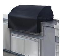 QOXEZY Housse imperméable pour barbecue d'extérieur de 106,7 cm - Tissu Oxford durable enduit de polyuréthane - Coupe résistante au vent, compatible avec Wolf et Lynx