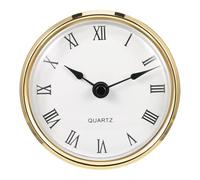 QOXEZY Insert d'horloge à quartz rond de rechange 80 mm