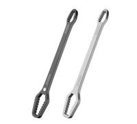 QOXEZY Jeu de clés réglables auto-serrantes pour différentes tailles avec 2 pièces et auto-serrantes, ce qui les rend pour les travaux intensifs Large application adaptée pour l'ingénierie mécanique