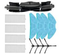 QOXEZY Kit brosse principale, filtres, brosses latérales et chiffons pour Homerun 2000 Series XU2000/20, XU2100/10, XU2100/20, compatible avec TAPO RV30/RV30 Plus, RV20 Mop Plus, RV10/RV10 Plus