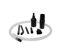 QOXEZY Kit d'accessoires pour aspirateur, 8 pièces pour brosse d'ordinateur, brosse CVC, buse étroite pour un nettoyage précis des aérations électroniques, climatiseur, zones confinées (boîte)