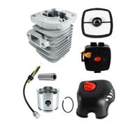 QOXEZY Kit de filtre à air cylindrique de rechange pour débroussailleuse - Compatible avec les modèles SRM-225, PAS-225, GT-225 - Construction en plastique haute durabilité