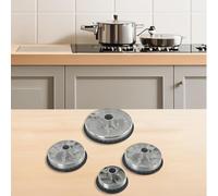 QOXEZY Kit de remplacement de capuchon couronne de brûleur à gaz | Ensemble de chapeaux de cuisinière en fer pour modèles SABAF et modèles de cuisinière à gaz courants pour une répartition uniforme de