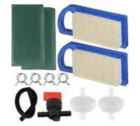 QOXEZY Kit de remplacement pour filtre à air Briggs & Stratton - Convient aux moteurs de tracteur à gazon HP de 8 à 13,5 pouces, comprend filtre et éponge, compatible avec les modèles 21A902, 21A907