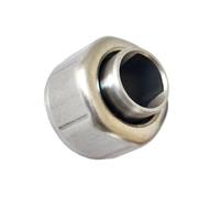 QOXEZY Kit de roulement à sens unique pour moulinet de pêche CC80 et CR80 - Roulement en métal argenté avec manchon de protection, compatible eau salée et eau douce