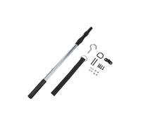 QOXEZY Kit échelle avec crochet en aluminium pour bureau et maison avec grenier et échelle de taille 1 ensemble fabriqué à partir de portes roulantes en aluminium