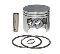 QOXEZY Kit piston de rechange pour tronçonneuse MS440 - alésage 50 mm, comprend piston, 2 anneaux, 2 circlips et goupille de poignet de 12 mm (1128 030 2015)