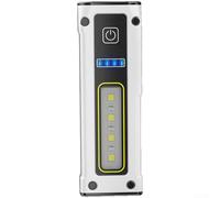 QOXEZY Lampe de travail magnétique compacte avec deux sources LED et COB, lampe de poche rechargeable de type C avec batterie de 3500 mAh et fonction de banque d'alimentation pour les tâches