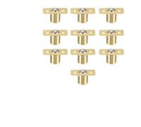 QOXEZY Loquet à boule en laiton poli pour porte élégante et polie, taille 10, performance fiable pour armoires ou tiroirs, il est installé sur le site Web causé par de nombreux