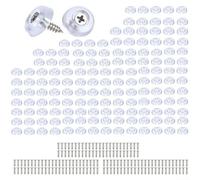 QOXEZY Lot de 100 pieds en caoutchouc pour planche à découper avec vis pour améliorer la sécurité et éviter l'usure sur les surfaces