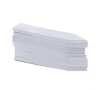 QOXEZY Lot de 1000 étiquettes pour plantes d'extérieur, étiquettes de jardin en plastique blanc pour plantes d'intérieur et d'extérieur