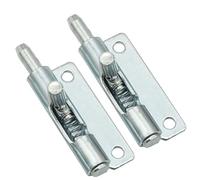 QOXEZY Lot de 2 loquets de sécurité en acier au carbone pour fenêtre de salle de bain avec 2 pièces et 2 pièces en carbone, ce qui le rend pour un usage quotidien, se plie ou se porte au fil du temps