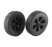 QOXEZY Lot de 2 roues de gril de 170 mm - Pièces de rechange pour barbecues à gaz - Pièces de rechange en plastique multifonctions pour barbecue dans le jardin (170 mm)