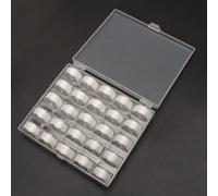 QOXEZY Lot de 25 bobines de fil de pêche PVA solubles dans l'eau pour la pêche à la carpe bouillettes et appâts 20 mètres de long Blanc