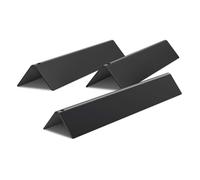 QOXEZY Lot de 3 plaques chauffantes pour barbecue Weber Spirit I & II 200 - Grille de séparation en émail avec répartition homogène de la chaleur - 387 mm (L) x 90 mm (l) x 60 mm (H)