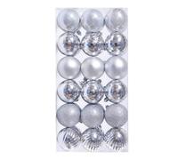 QOXEZY Lot de 36 boules de Noël incassables Rouge 4 cm | Ces boules en plastique incassable ajoutent un charme vibrant à votre sapin de Noël tout en restant à l'abri des chutes