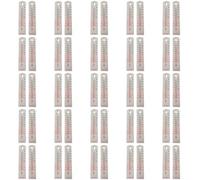 QOXEZY Lot de 50 thermomètres muraux fiables, -40 ℃ à +50 ℃ / -40 ℃ à +50 ℃, pour la maison, le bureau, l'entrepôt, la serre ou la véranda, échelle imprimée claire et audacieuse (50 pièces)