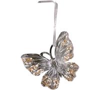 QOXEZY Lot de décorations de Noël en acrylique avec paillettes, décorations de sapin transparentes à suspendre dans des formes festives assorties, boules légères et transparentes pour décoration de