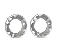 QOXEZY Lot de lames de rechange pour moulins à grains de café, meulage de précision, acier inoxydable pour ensemble de fraises, pour double disque, pour un profil de saveur amélioré