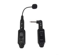 QOXEZY Microphone sans fil rechargeable pour saxophone trompette violon - Kit de micro UHF haute sensibilité en direct (1 en 1)