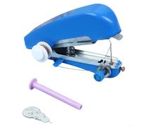 QOXEZY Mini machine à coudre manuelle, design compact, utilisation conviviale, pour réparation de tissu, réparation de vêtements, pratique de couture, pour les débutants, les projets de couture en