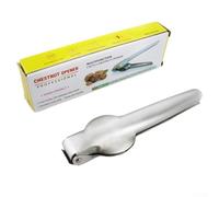 QOXEZY Ouvre-châtaignier en acier inoxydable, 1 pince à châtaignier, casse-noisette, pince à noix en forme de croix, outil de cuisine (acier inoxydable)