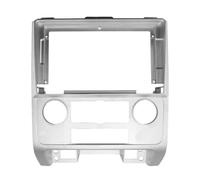 QOXEZY Panneau de navigation pour Android grand écran cadre de mise à niveau compatible avec Ford Escape 2009, matériau ABS, argent ou noir