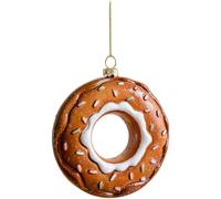 QOXEZY Pendentif Sapin de Noël en Plastique Cookie Chef Marron