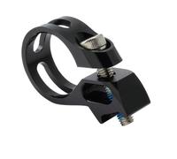 QOXEZY Pince de levier de vitesse compatible avec SRAM pour bague - Accessoire de levier de vitesse en aluminium et plastique usiné CNC pour VTT et vélo de route (noir)