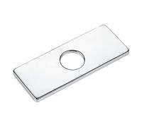 QOXEZY Plaque de robinet en acier inoxydable 304, couvercle de trou de plaque de base de robinet, plaque de pont pour robinet mitigeur d'évier de salle de bain, toilettes, cuisine, salle de bain,