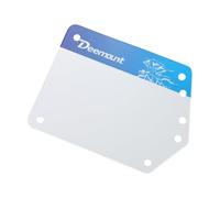 QOXEZY Plaque d'immatriculation de course pour vélo - Support en PVC léger et robuste pour tige de selle, 112 mm x 82 mm x 68 mm, fixation rapide pour route et VTT